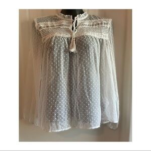 𝅺Jacqueline de Yong Jdystone L/S lace blouse